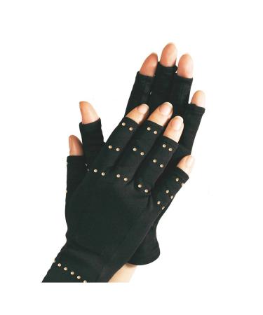 Pain Relief Arthritis Pressure Therapy Gloves Black 3 Pound Black 3 Pound