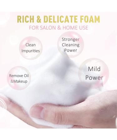 EMEDA Lash Shampoo for Eyelash Extensions 100ml - Oil Free Foam Cleanser for Lashes - Home & Salon Use - Includes Rinse Bottle Brush - Lash Cleaning Kit - Buy Online on GoSupps.com