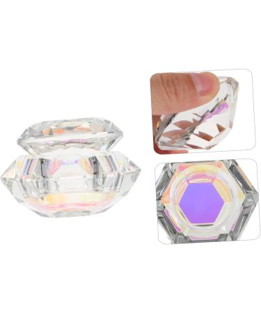 Ipetboom Nail Art Acrylic Bowl Nail Art Crystal Cup Nail Removal White Crystal Quartet Nail Art Liquid Cup - Buy Online on GoSupps.com
