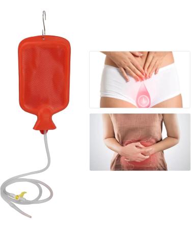 Zerodis Enema Kit - Safe Detox Cleansing Kit | Multipurpose Rubber Enema for Home Use (Red) - Buy Online on GoSupps.com