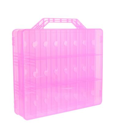FRCOLOR 1pc Nail Polish Storage Box Nail Organizers and Storage Portable Jewelry Organizer Beads Storage Organizer Drawer Jewelry Organizer Clear Makeup Drawer Car Cosmetic Travel Plastic Pnik