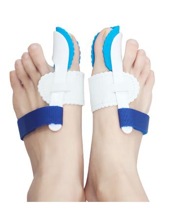 ALINZO Bunion Corrector - Bunion Relief Hinged Orthopedic Bunion Splint with Hallux Valgus Bunion Pads for Overlapping Toes Bunions Big Toe Alignment