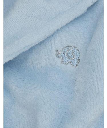 Baby Boy Girl Plush Fleece Velvet Dressing Gown Robe | Cozy Warm Gift | 4-5 Years Blue - Buy Online on GoSupps.com
