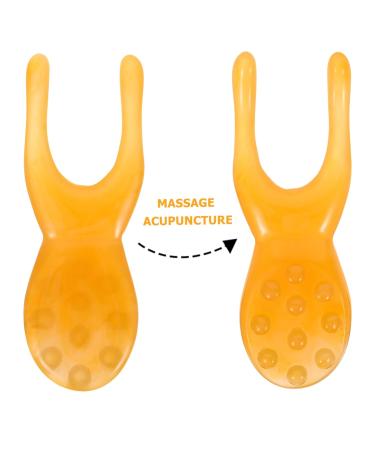 Mipcase Facial Tools - Face Scraper & Gua Sha for Nose Massage | Acupoint Scrapers & Massage Boards | Premium Resin & Beeswax Tool - Buy Online on GoSupps.com
