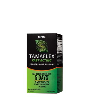 GNC TamaFlex Fast Acting, 60 Vegetarian Capsules, Joint Support