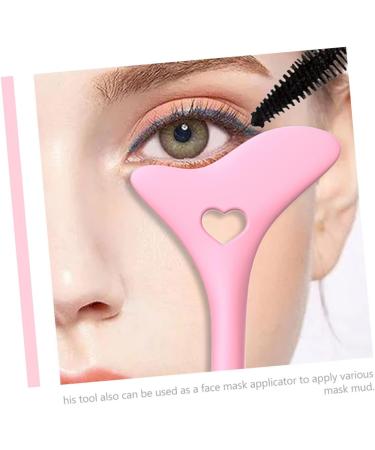 OHPHCALL 2 Pcs Eyeliner Makeup Gadgets Eyelash Helper Tool Spoon Molds Brush Stencil Eyeliner Shaper Tool Eyelash Guard Applicator Face Cream Spoon Eyeliner Stencils Wing Tips Makeup - Buy Online on GoSupps.com