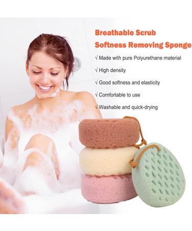 AUklOPVZZ Bath Sponges Exfoliating Dead Skin Removing Sponge Washcloths Breathable Moisturizing Sanitary Accessories for Wash - Buy Online on GoSupps.com