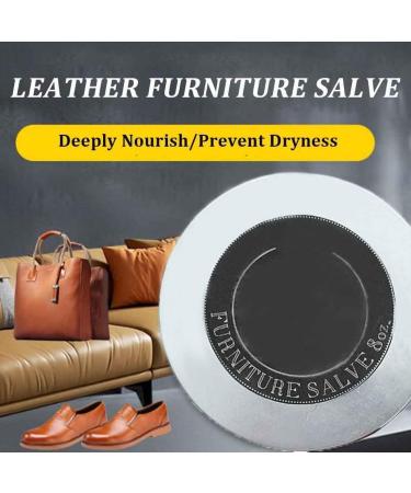 Wise Owl Furniture Salve for Leather - Restore & Protect with Boar Bristle Brush | Prevent Dryness & Cracking (2 Pcs) - International Shipping Available - Buy Online on GoSupps.com
