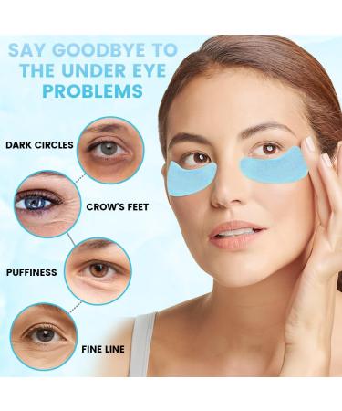 Kaely 24 Pairs Eye Patches - Rose Collagen 24K Gold & Hyaluronic Acid Anti-Wrinkle Masks for Puffy Eyes & Dark Circles Spa Skincare Gift Set for Women - 24 Count - Buy Online on GoSupps.com