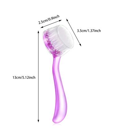 6-Piece Facial Cleansing Brush Set with Soft Bristles - Exfoliating Face Brush for Makeup and Skincare Removal - Buy Online on GoSupps.com