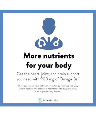 Buy InnovixLabs Triple Strength Omega-3 â€“ 200 Capsules for Heart & Brain Health - Buy Online on GoSupps.com