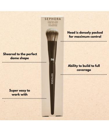 SEPHORA COLLECTION Pro Flawless Airbrush #56 - Professional Makeup Brush for Perfect Application | Fast International Shipping - Buy Online on GoSupps.com