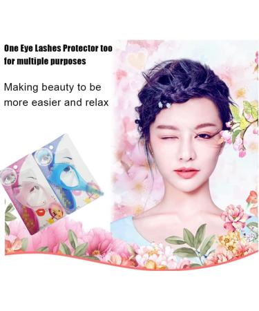 3Pcs Blue Plastic Eye Lash Mascara Guard Applicator with Comb - Eyelash Curlers Shields for Perfect Application - Buy Online on GoSupps.com