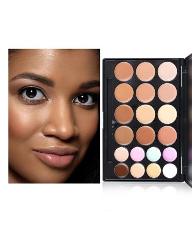 Pure Vie 20 Colors Concealer Palette with 11 Brushes - Full Coverage Camouflage Makeup Kit for Dark Circles, Acne, Contouring - 8 Ounce (Pack of 1) - Buy Online on GoSupps.com