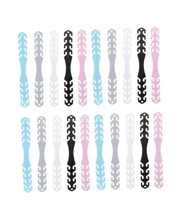 Beaupretty 20 STK mask accessories hook without facial cover Earring protection ear rope buckle error ear hook straps are adjustable buckles extension buckle tab
