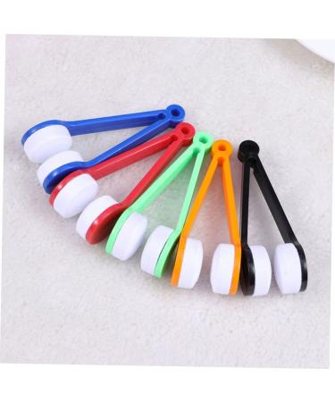 FOMIYES 4pcs Portable Eyeglasses Cleaning Wipe & Brush Set - Perfect for Glasses Sunglasses & Jewelry - Compact Random Colors - Buy Online on GoSupps.com