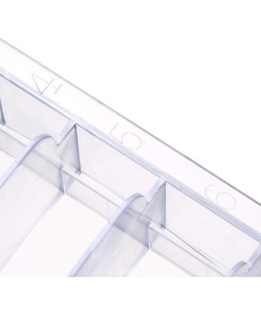 Rectangular Plastic Blade Organizer for 10 Blades Clipper Comb Holder Storage Case Rack 10 Grid Base for Hair Clipper Limit Comb Guide Comb Storage Organizer - Buy Online on GoSupps.com