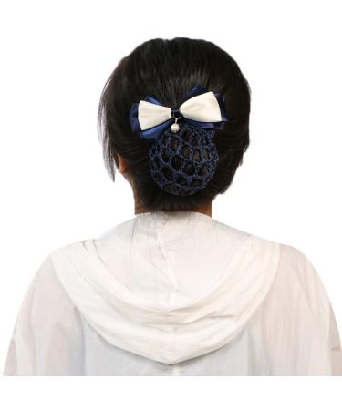 Kilofly 4pc Women's Two-Way Snood Net Bow Barrette Set for Stylish Hair Updos - Buy Online on GoSupps.com