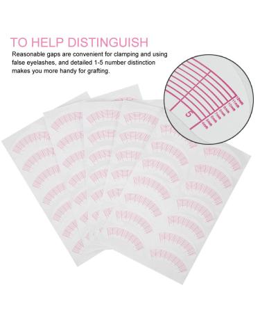 Eyelash Extension Glue Sticker Pads - 175 Pairs for Perfect Eye Positioning & Isolation - Includes Length Size Tips - Buy Online on GoSupps.com