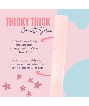 LivBay Thicky Thick Growth Serum - Eyelash Enhancing Serum for Fuller, Longer, Thicker Lashes - Buy Online on GoSupps.com
