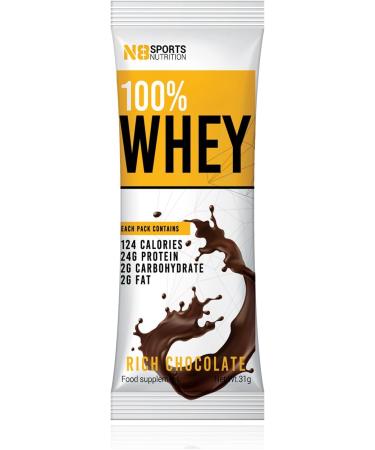 5x Whey Whey Protein 100% - Chocolate (31g) - Buy Online on GoSupps.com