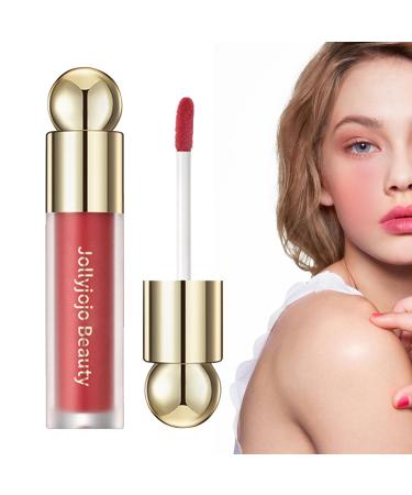 WOBBLO Velvet Skin Cream Blush | Matte Cheek Tint for Mature Skin | Long Lasting Blush Bar - Matte Moisturizer Blush Stick 05#