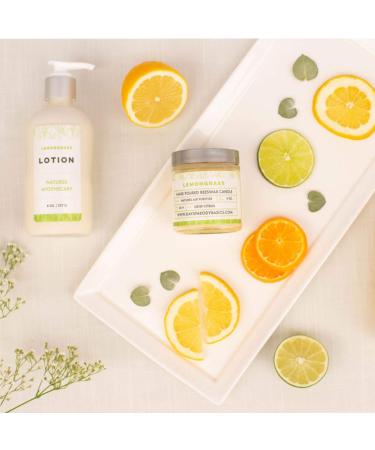 NATURE'S APOTHECARY Lemongrass Luxury Lotion | Hydrating & Nourishing Dry Skin | All-Natural Hypoallergenic Made in USA - DAYSPA Body Basics - Buy Online on GoSupps.com
