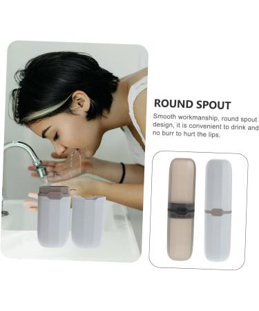 Solustrie Travel Toothbrush Storage Case - Portable Toothbrush Cover & Etui for Prosthesis Brush - Ideal for On-the-Go Hygiene - Buy Online on GoSupps.com