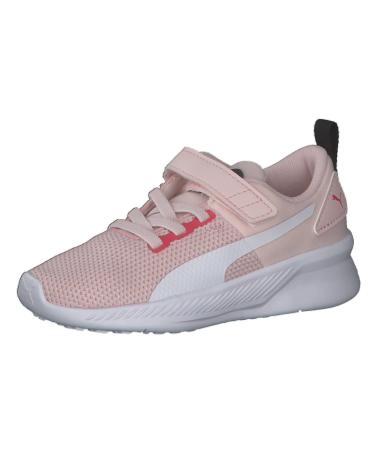 PUMA Kids Flyer Runner V INF Sneaker 8 UK Child Puma White Lotus Paradise Pink