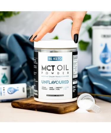 Be Keto MCT Oil Powder UNFLAVOR 300G Ideal for Keto Ketosis and Ketogenic Diets Zero Net Carbs Energy boost - Buy Online on GoSupps.com