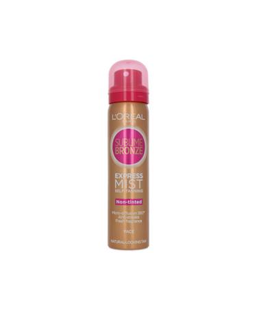 L'Or al Sublime Bronze Self Tan Express Mist Spray Face 75ml