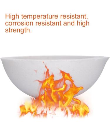 Quartz Melting Casting Crucible Pot High Temperature Resistance Resistance DIY Jewelry 6cm Diameter 2.4inch Height 44g Weight White Color Safe & Durable Compact Size  - Buy Online on GoSupps.com