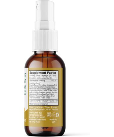 apihaus Propolis & Herb Throat Spray 1 Fluid Ounce - Buy Online on GoSupps.com