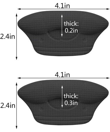 4 Pairs Black Heel Cushion Inserts & Grips - Self-Adhesive, Comfortable Shoe Pads for Women & Men - Buy Online on GoSupps.com