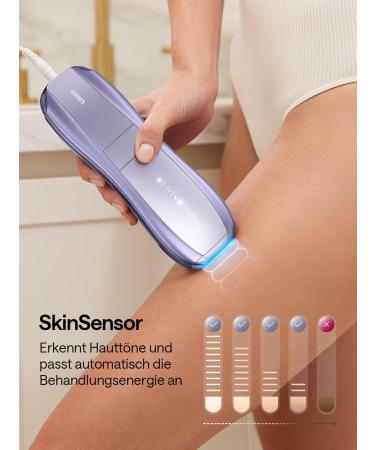 Ulike Air 10 IPL Hair Removal Device - Pain-Free Long-Lasting Results Skin Sensor 4 Attachments for Home Use Perfect for Body & Face - Purple - Buy Online on GoSupps.com