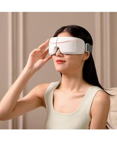 Electric Eye Care Device - Multi-Frequency Vibration Eye Massager (White) | USB Rechargeable for Office Use - Buy Online on GoSupps.com