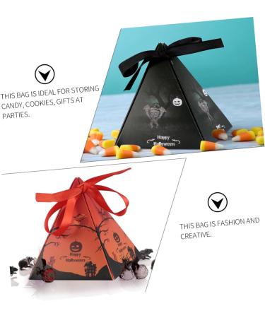 Cabilock 60 Pcs Halloween Box Trick or Treat Bags Treat Container Halloween+decorations Candy Box Korean - Buy Online on GoSupps.com
