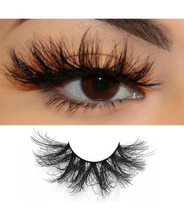 Ochilima 25mm False Eyelashes - 8D Fluffy Volume Dramatic & Wispy - Soft Reusable 4 Pairs - Buy Online on GoSupps.com