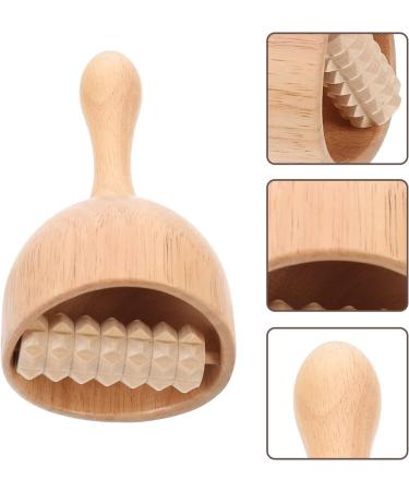 Fomiyes Swedish Wooden Massage Cup - Handheld Wood Therapy Device for Rear Belly & Teeth Relief for Adults - Buy Online on GoSupps.com