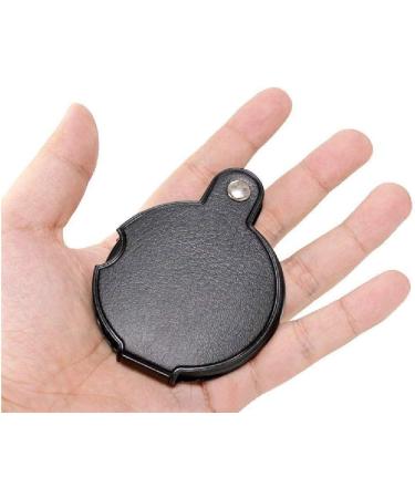 Portable Round Small Convenient Magnifier 10x Mini Foldable Leather Pocket Magnifier with Black Case Made in China - Buy Online on GoSupps.com