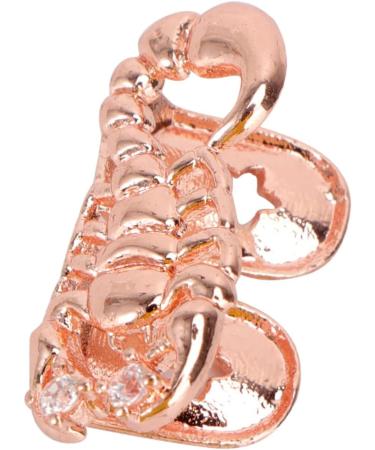 VALICLUD 2 Pcs Scorpion Single Braces Adults Teeth Gold-Plated Copper Detachable Man - Buy Online on GoSupps.com