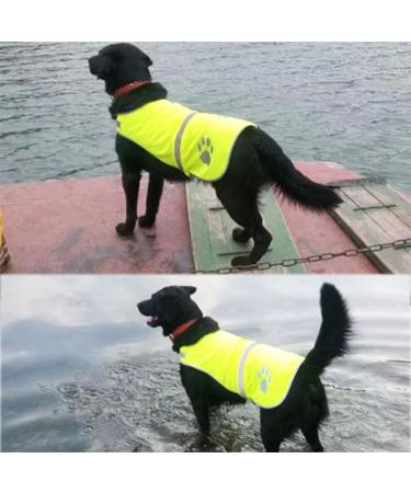 Ustnir High Visibility Security Vest for Dogs | Reflective Safety Vest to Keep Pets Safe from Cars & Hunting Accidents - Buy Online on GoSupps.com