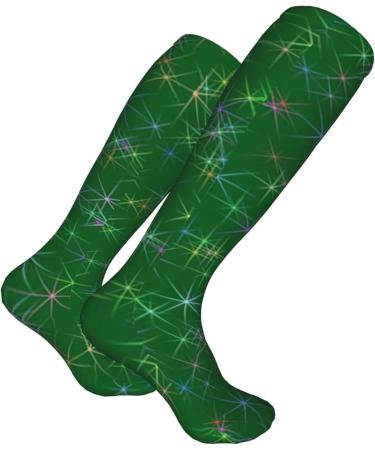 Christmas Lights Compression Socks for Men & Women - 15-20 mmHg Circulation Support for Running & Cycling - Buy Online on GoSupps.com
