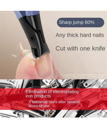 Anti-Splash Nail Clippers Thick Hard Nail Special Nail Clippers Single Nail Clippers Large Size Household Nail Clippers (Color : Blue) - Buy Online on GoSupps.com