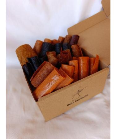  Do a Cucharita Sugar-free and sulfite-free fruit rolls pure and natural 200g. Natural sugar-free treats - Buy Online on GoSupps.com