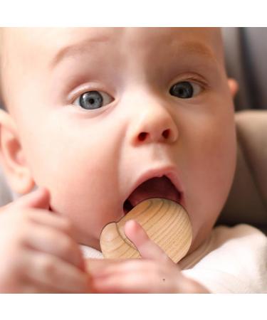 Natural Wooden Bite Rings for Babies | Safe & Portable Teething Toys | Children's Room Ornament - Firulab 5cm - Buy Online on GoSupps.com