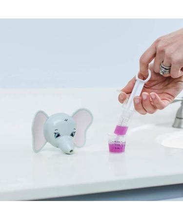 Ava the Elephant 10ml Talking Baby Medicine Dispenser | BPA-Free, Phthalate-Free, Dishwasher Safe | Dropper and Stopper for Accurate Dosing - Buy Online on GoSupps.com