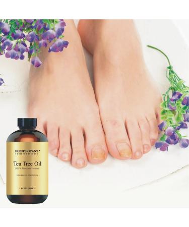 High Terpinen Australian Tea Tree Oil - Combat Acne, Toenail Problems, Dandruff - 1 fl oz - Buy Online on GoSupps.com