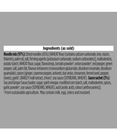 Pot Noodle Sticky Rib Standaard 12 x 90 g - Buy Online on GoSupps.com