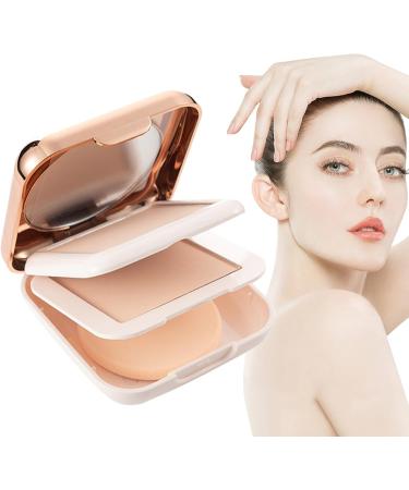 Pressed Powder Double Layer Translucent Finishing Powder Makeup Oil Control Powder Foundation Fixing Powder Makeup Longlasting Pore Filler Cosmetics for Even Tsuchiya - Buy Online on GoSupps.com